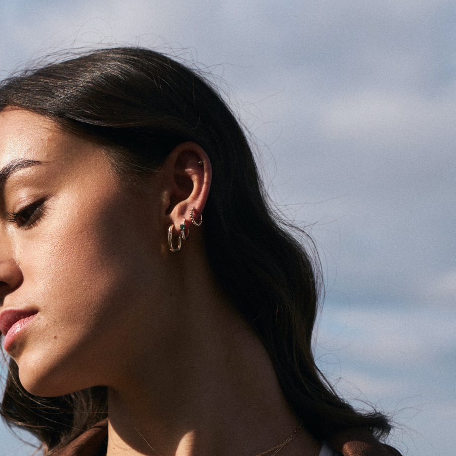 Boucles d'oreilles Ondulation