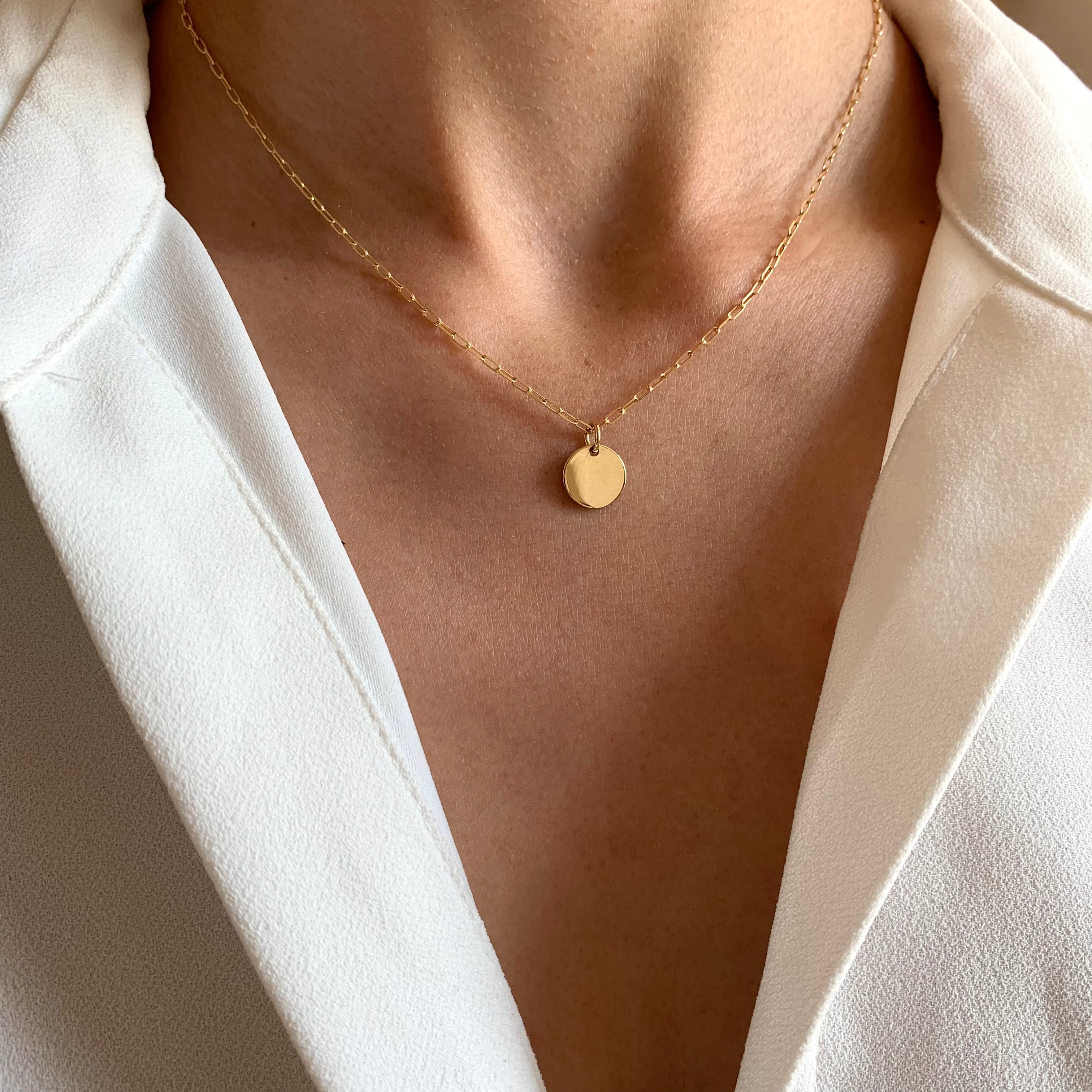 Delicate Medal Necklace