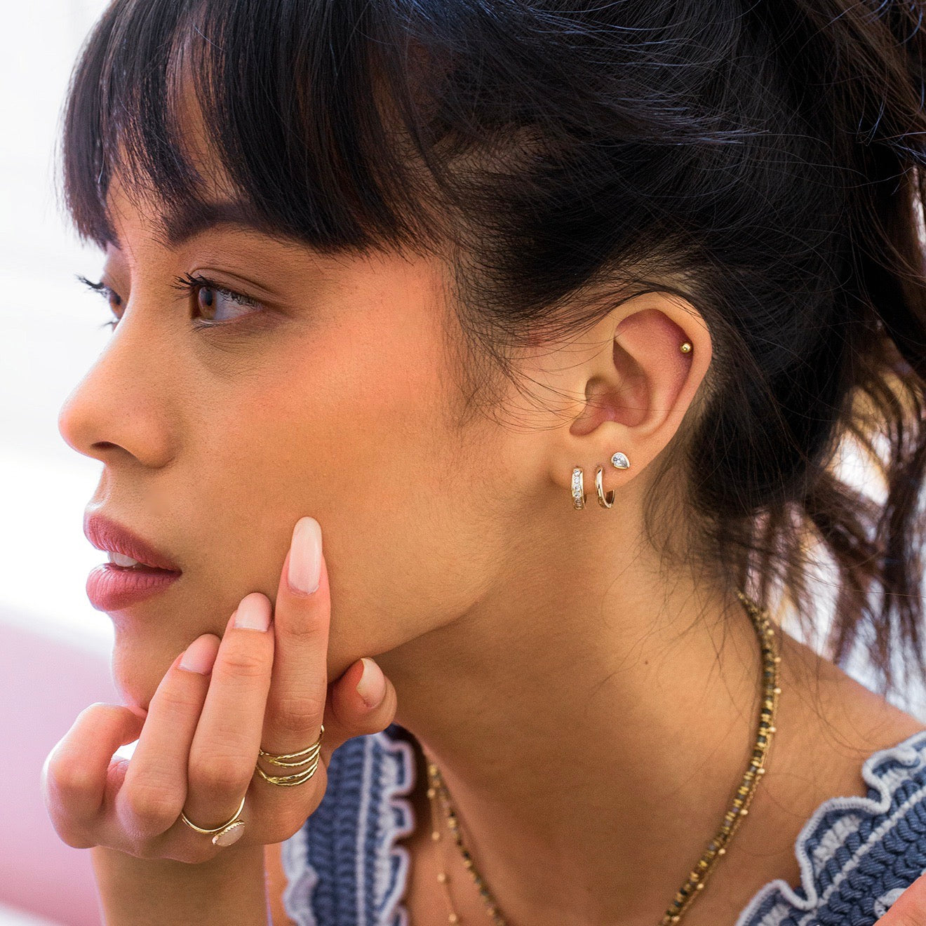 Eternity earrings