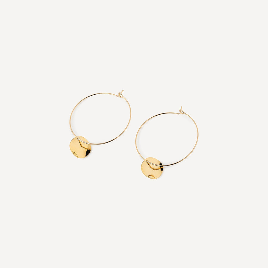 Echo hoop earrings