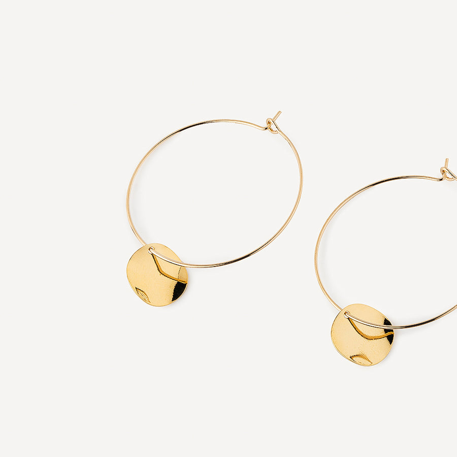 Echo hoop earrings