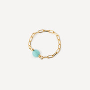 Bague Chaine Amazonite