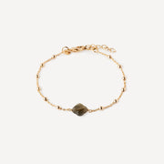 Labradorite Clover Bracelet