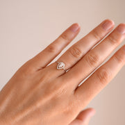 Bague chaine Goutte