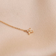 Collier en Y Fleur