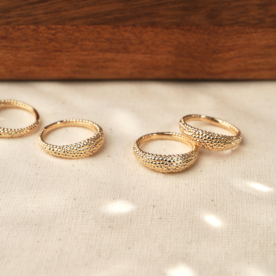 Bague Perlée