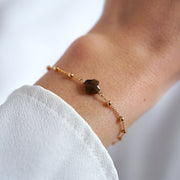 Labradorite Clover Bracelet