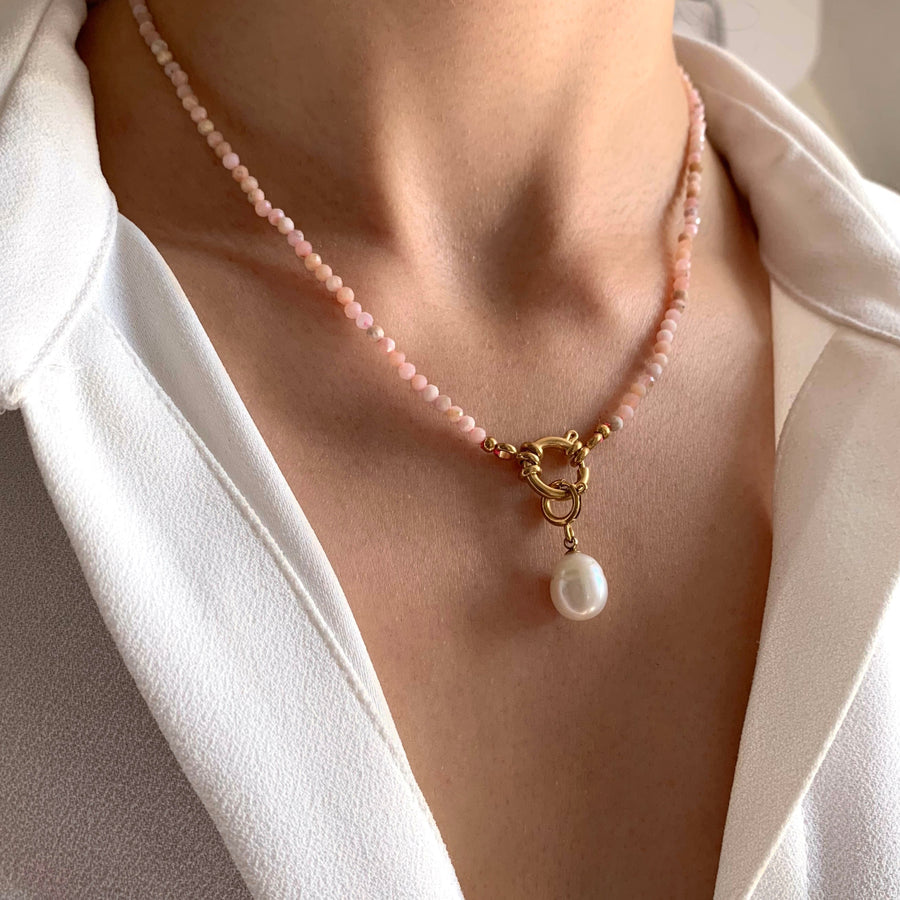Collier Rhodonite