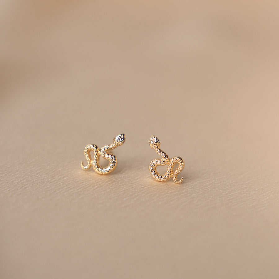 Boucles d'oreilles Serpent