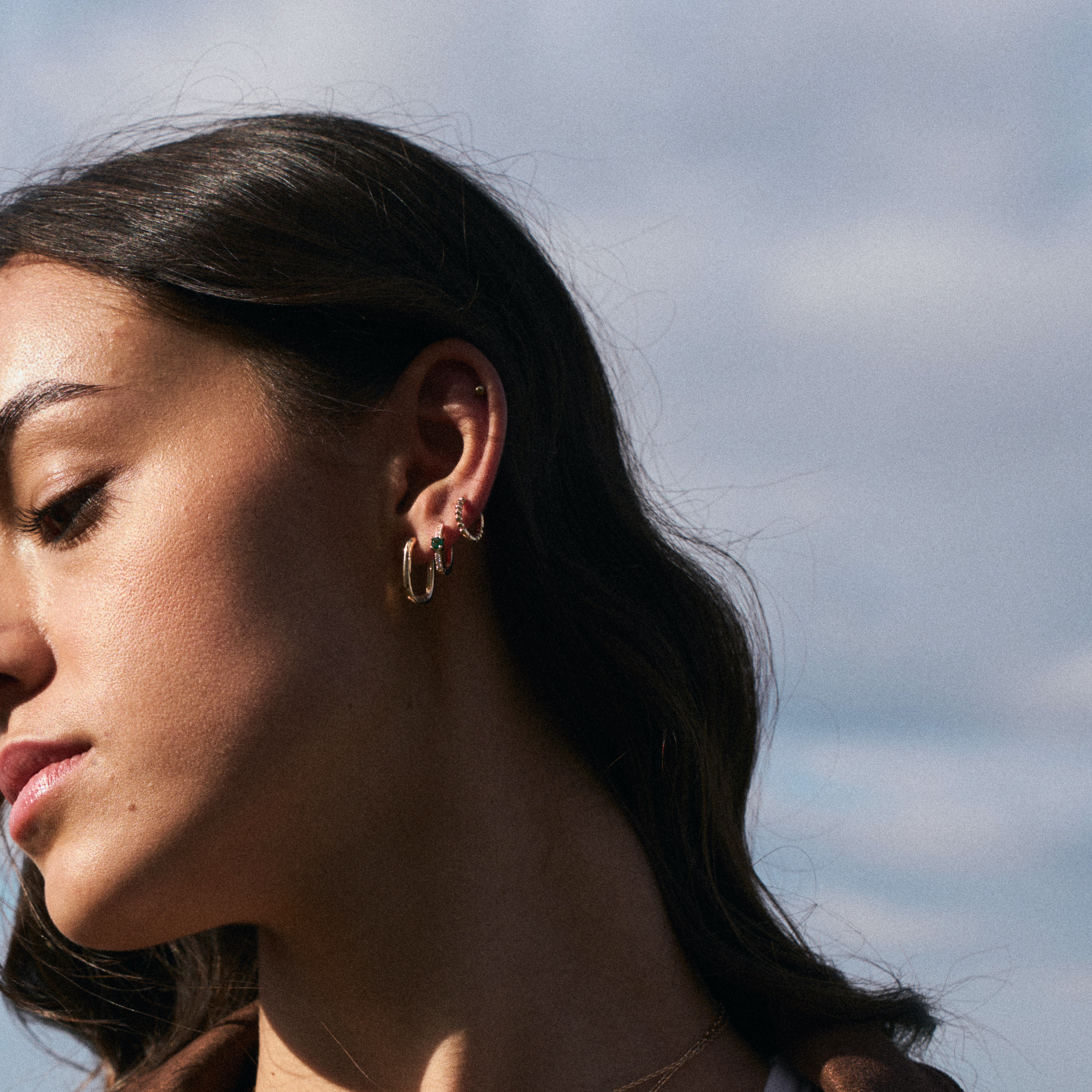 Ripple earrings