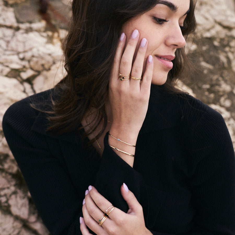 Bague Goutte Noire