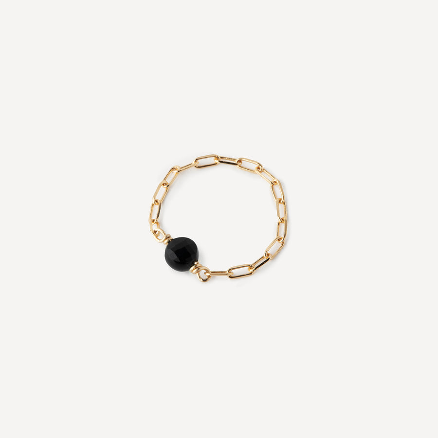 Onyx Chain Ring