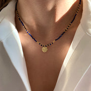 Collier Désert de pierres Bleu