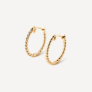 Boucles d'oreilles Tressée