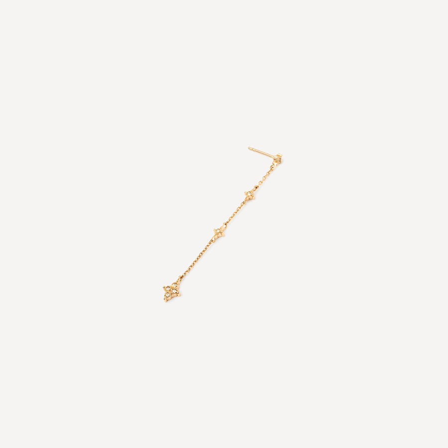 Boucles d'oreilles pendantes Étoile