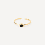 Black Drop Ring