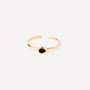 Black Drop Ring