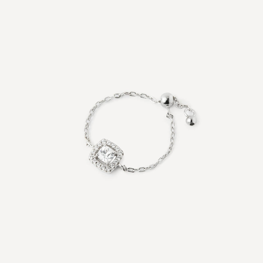 Ice cube chain ring
