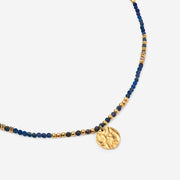 Collier Désert de pierres Bleu