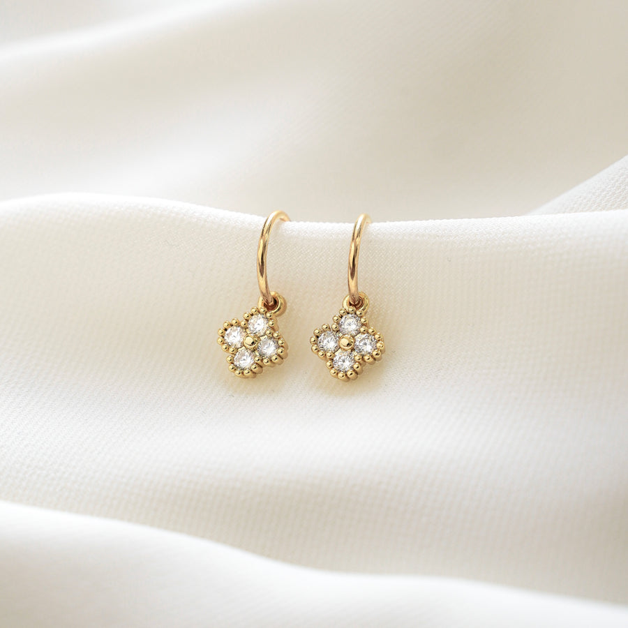 Boucles d'oreilles Trèfle