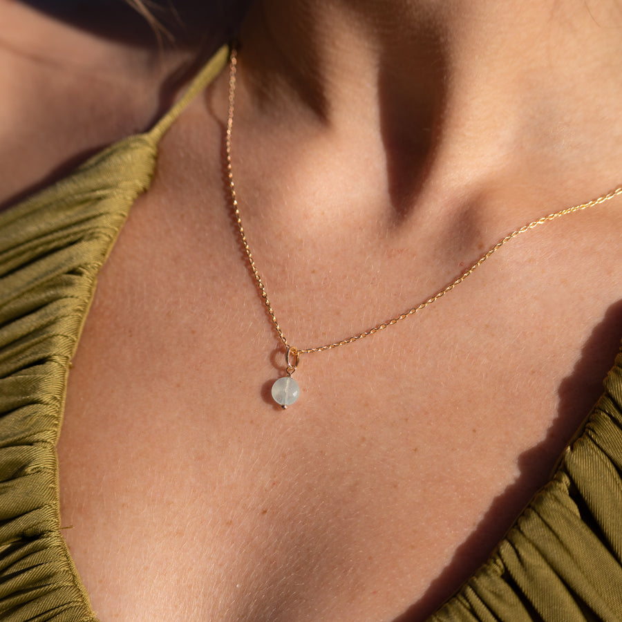 Collier Gaia Aigue Marine