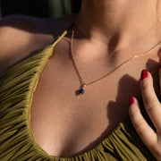 Collier Gaia Aigue Marine