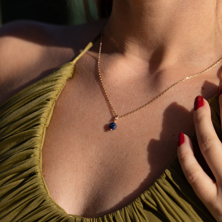 Collier Gaia Aigue Marine