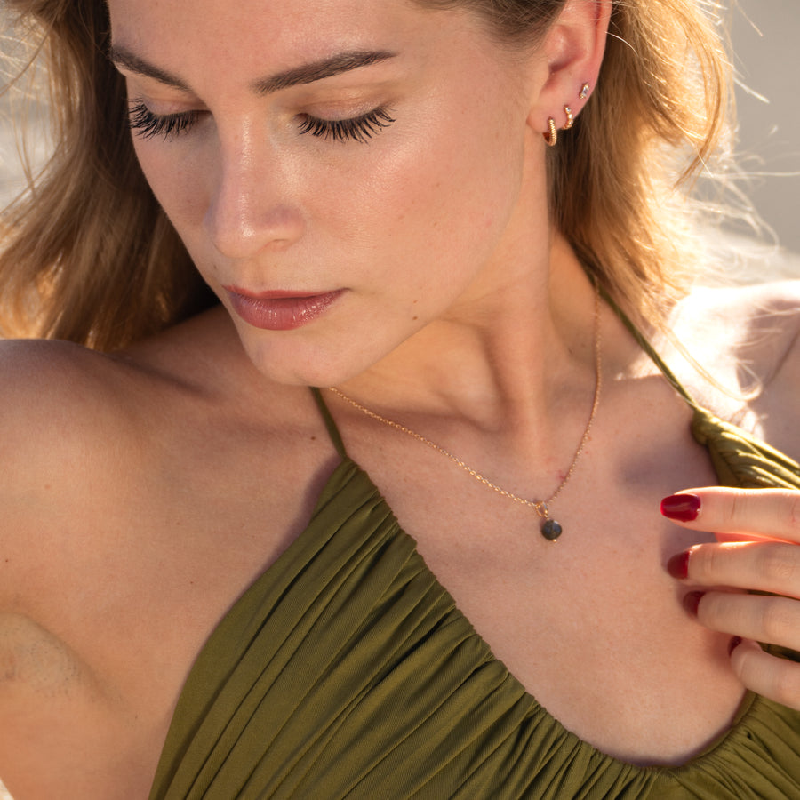 Collier Gaia Aigue Marine