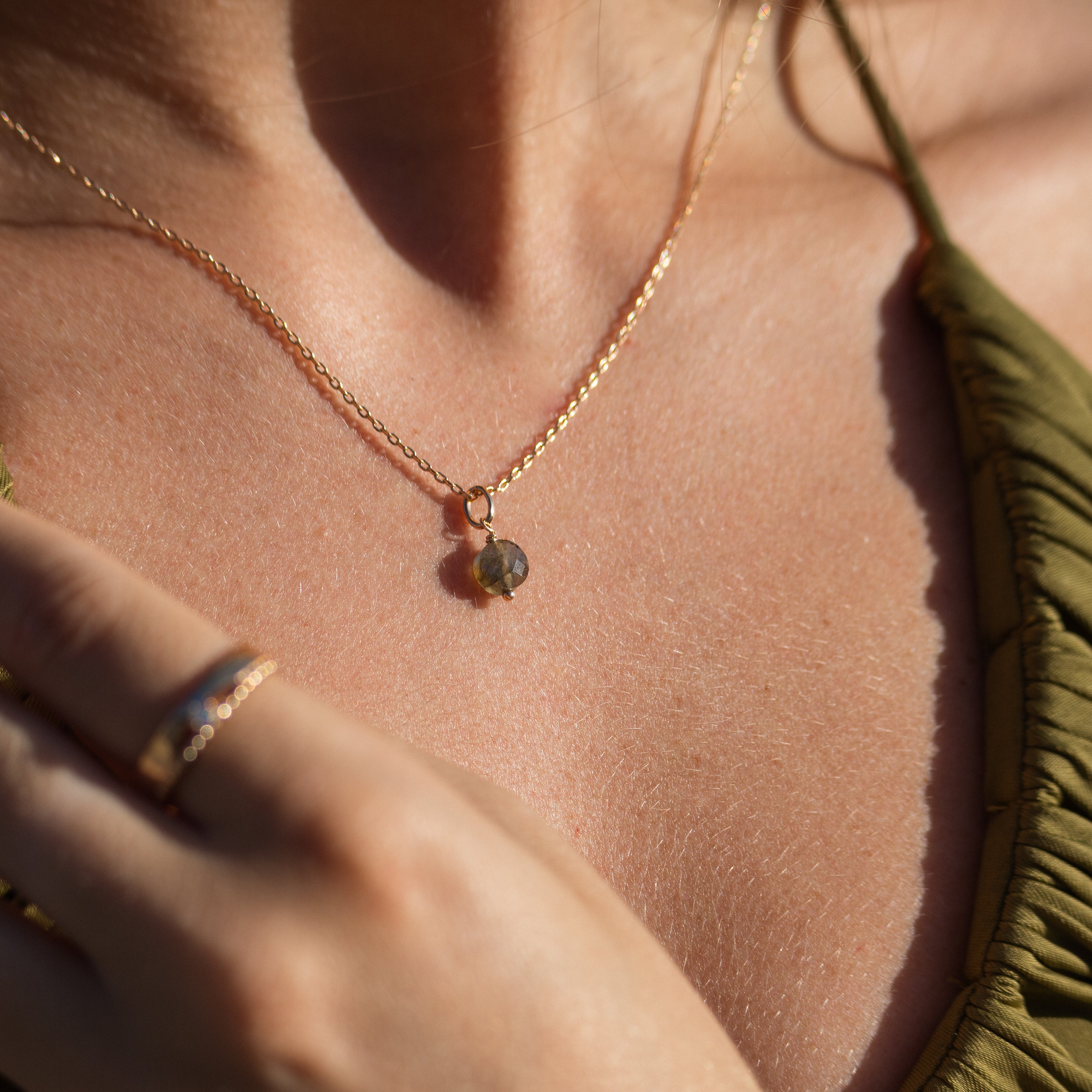 Collier Gaia Labradorite