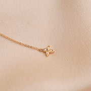 Flower Y Necklace