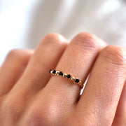 Black pearl ring