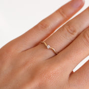Bague Mistral sertie
