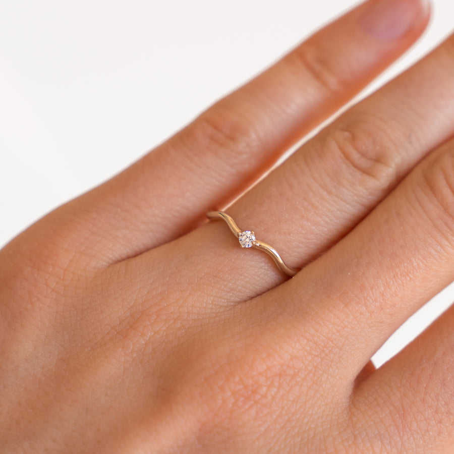 Bague Mistral sertie