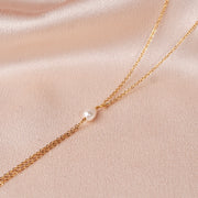 Collier en Y Perle