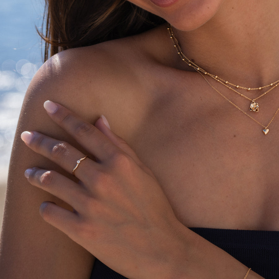 Bague Mistral sertie