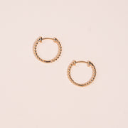 Boucles d'oreilles Tressée