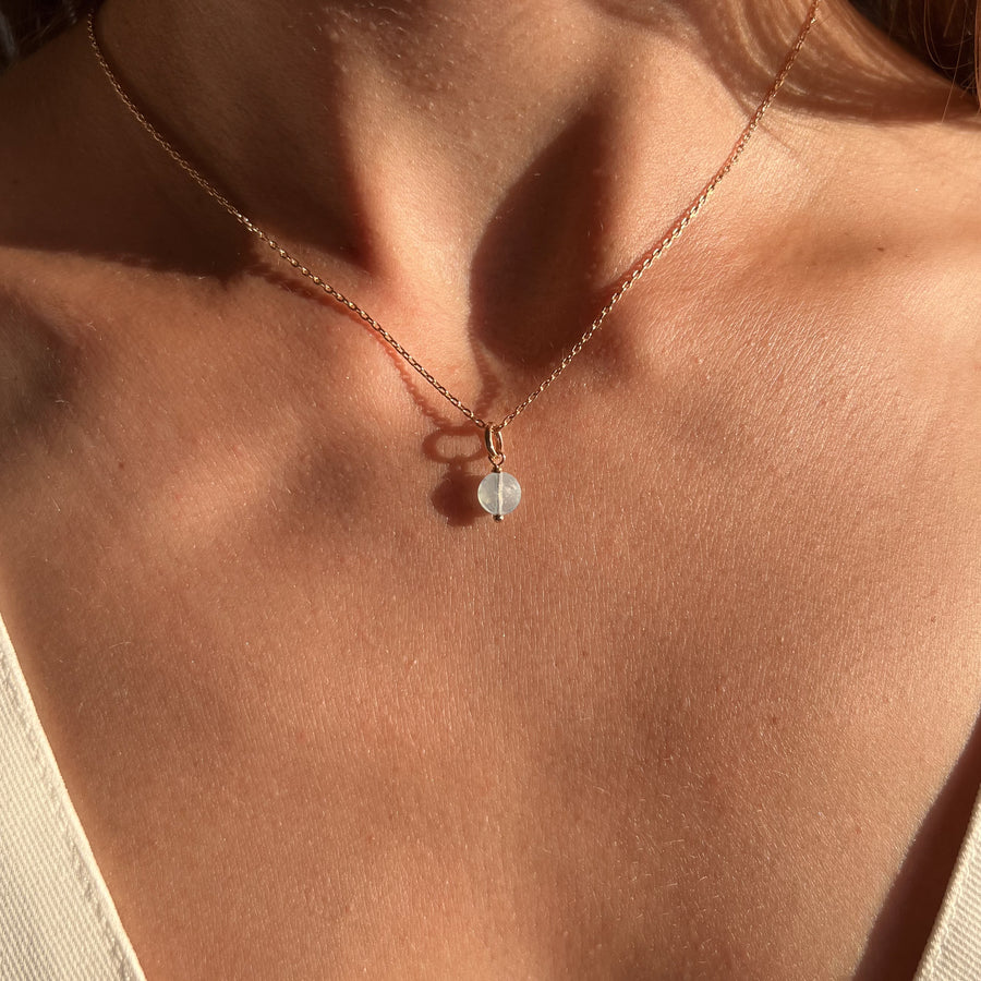 Collier Gaia Aigue Marine