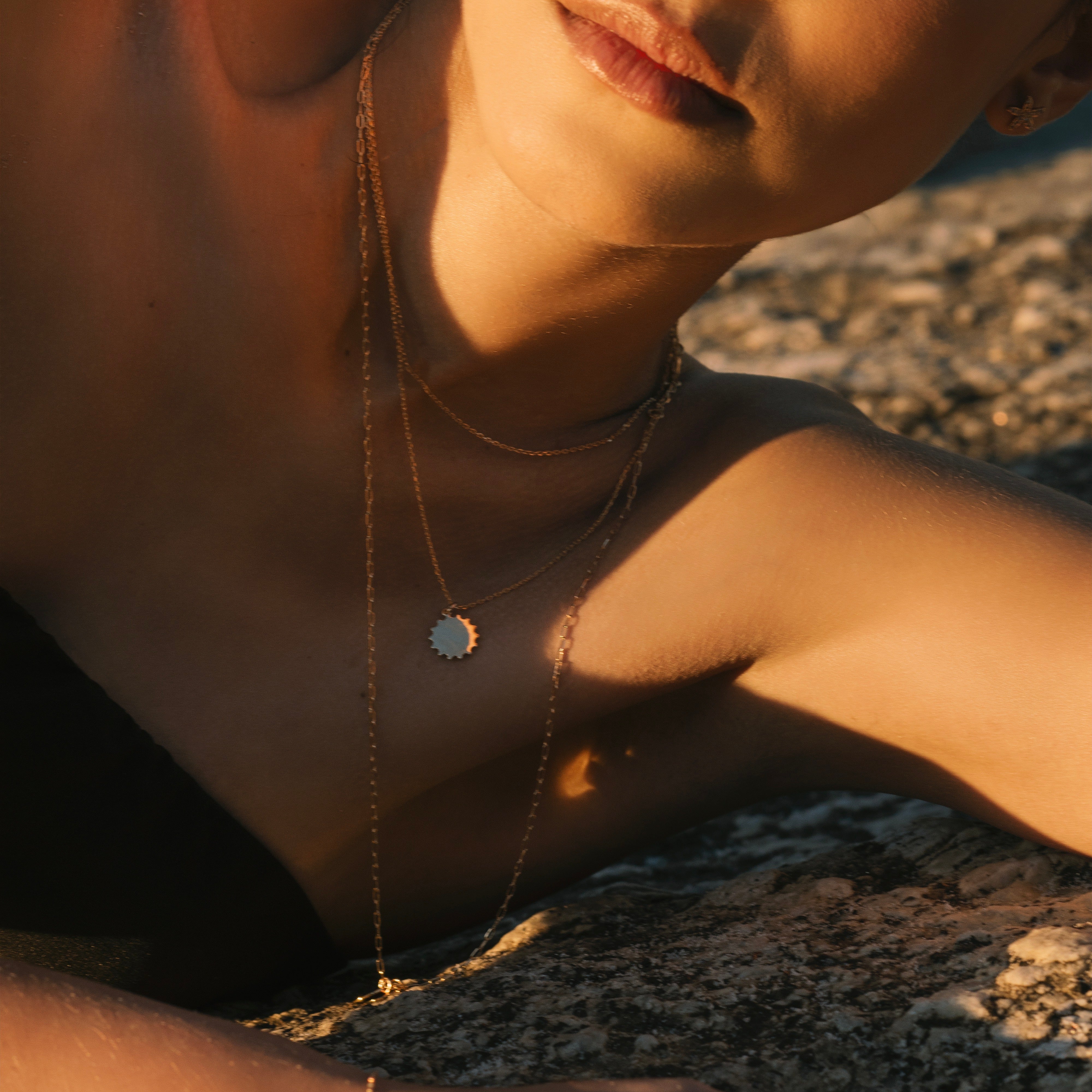 Collier Médaille Soleil
