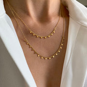 Golden reflections necklace